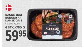 MENY BACON BBQ BURGER AF DANSK GRIS tilbud