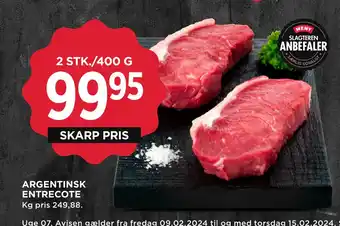 MENY ARGENTINSK ENTRECOTE tilbud