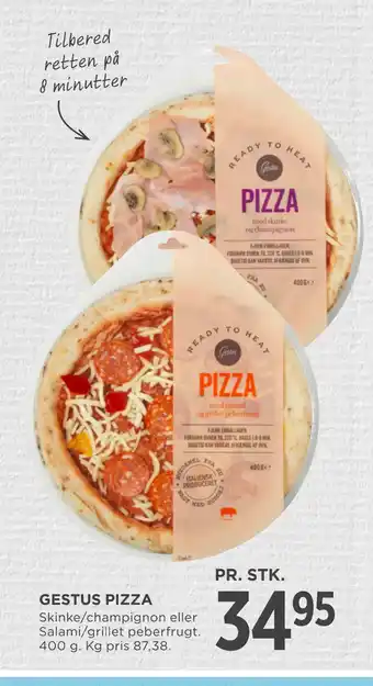 MENY GESTUS PIZZA tilbud