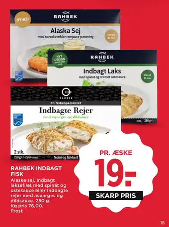 MENY RAHBEK INDBAGT FISK tilbud