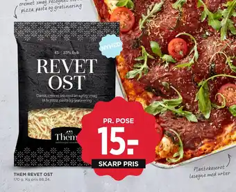 MENY THEM REVET OST tilbud