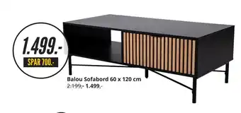 My Home Balou Sofabord 60 x 120 cm tilbud