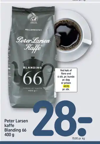 REMA 1000 Peter Larsen kaffe Blanding 66 tilbud