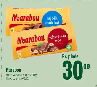 Min Købmand Marabou tilbud