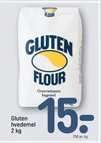 REMA 1000 Gluten hvedemel 2 kg tilbud