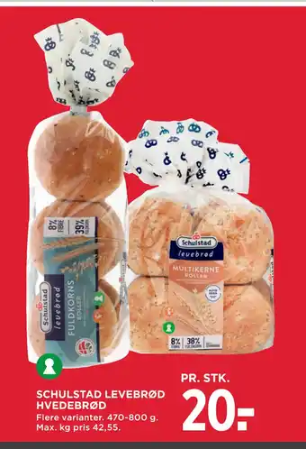 MENY SCHULSTAD LEVEBRØD HVEDEBRØD tilbud