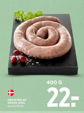 MENY MEDISTER AF DANSK GRIS tilbud