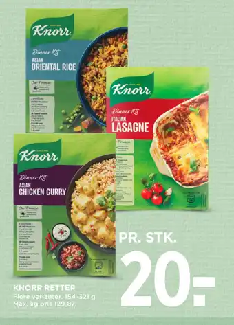 MENY KNORR RETTER tilbud