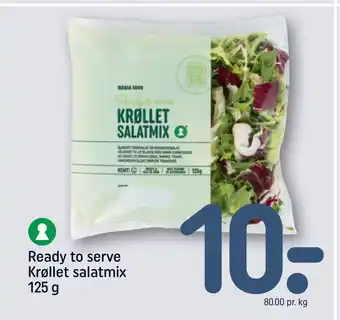 REMA 1000 Ready to serve Krøllet salatmix 125 g tilbud