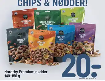 REMA 1000 Nordthy Premium nødder 140-150 g tilbud