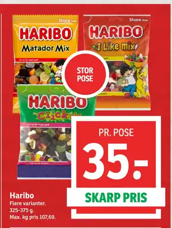 SPAR Haribo tilbud