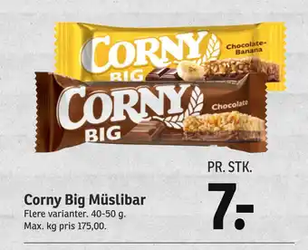 SPAR Corny Big Müslibar tilbud