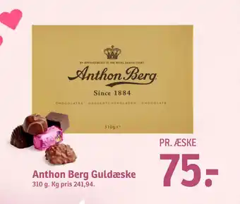 SPAR Anthon Berg Guldæske tilbud