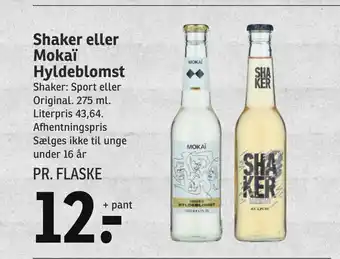 SPAR Shaker eller Mokaï Hyldeblomst tilbud