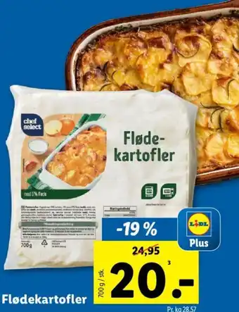 Lidl Flødekartofler tilbud