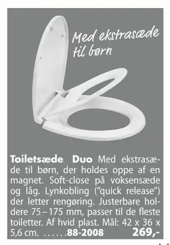 Toiletsæde Duo