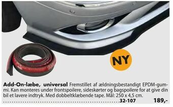 Biltema Add-On-læbe, universal tilbud