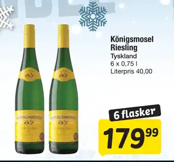 Fakta Tyskland Königsmosel Riesling tilbud