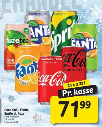 Fakta Tyskland Coca Cola, Fanta, Sprite el. Fuze tilbud