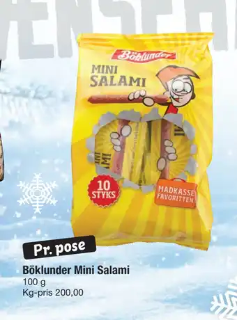 Fakta Tyskland Böklunder Mini Salami tilbud