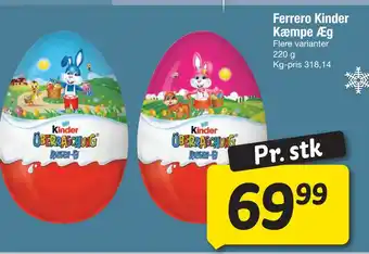 Fakta Tyskland Ferrero Kinder Kæmpe Æg tilbud