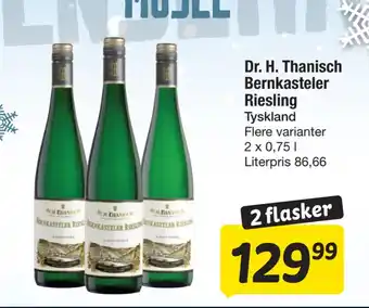 Fakta Tyskland Dr. H. Thanisch Bernkasteler Riesling tilbud