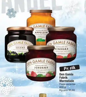 Fakta Tyskland Den Gamle Fabrik Marmelade tilbud