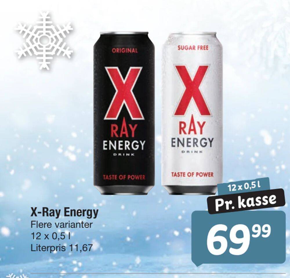 X-Ray Energy tilbud hos Fakta Tyskland