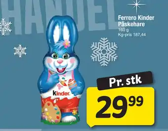 Fakta Tyskland Ferrero Kinder Påskehare tilbud
