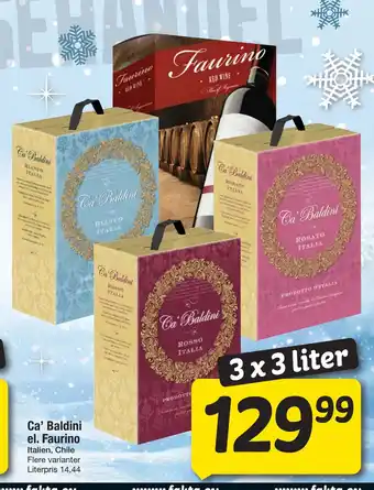 Fakta Tyskland Ca’ Baldini el. Faurino tilbud