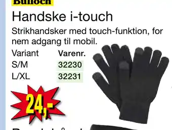 Harald Nyborg Handske i-touch tilbud