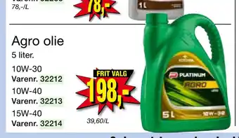 Harald Nyborg Agro olie tilbud