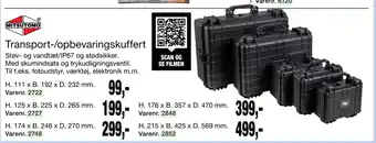 Transport-/opbevaringskuffert