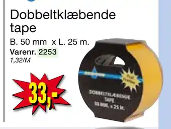 Harald Nyborg Dobbeltklæbende tape tilbud