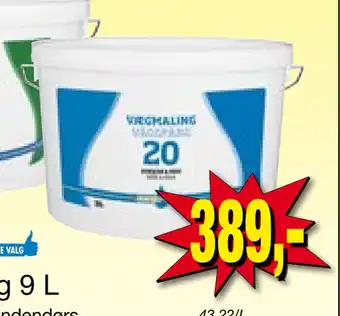 Vægmaling 9 L