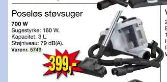 Harald Nyborg Poseløs støvsuger tilbud