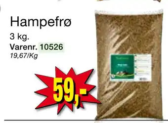 Harald Nyborg Hampefrø tilbud