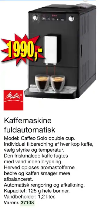Harald Nyborg Kaffemaskine fuldautomatisk tilbud