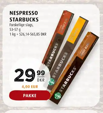 NESPRESSO STARBUCKS