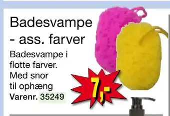 Harald Nyborg Badesvampe - ass. farver tilbud