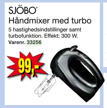 Harald Nyborg Håndmixer med turbo tilbud