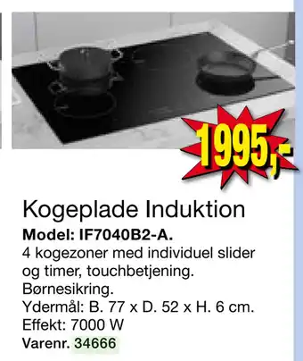 Harald Nyborg Kogeplade Induktion tilbud