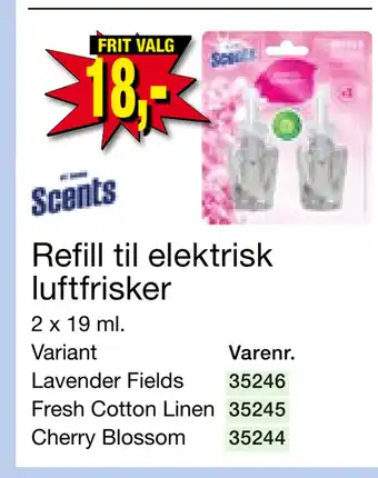 Harald Nyborg Refill til elektrisk luftfrisker tilbud