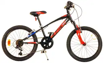Harald Nyborg Aurelia 20 cykel med 6 gear - Sort/rød tilbud