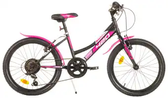 Aurelia 20 cykel med 6 gear - Sort/pink