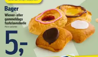 Føtex Wiener- eller gammeldags fastelavnsbolle tilbud