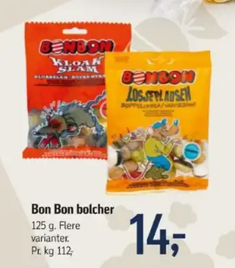 Føtex Bon Bon bolcher tilbud