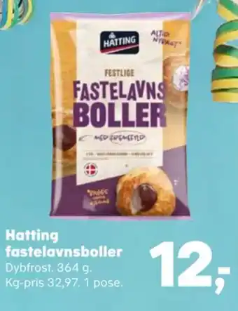 Kvickly Hatting fastelavnsboller tilbud