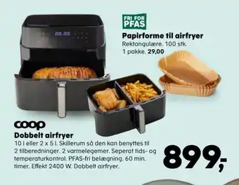 Kvickly Dobbelt airfryer tilbud