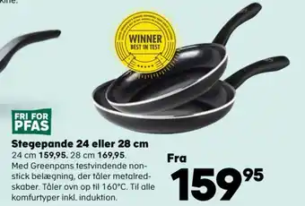 Kvickly Stegepande 24 eller 28 cm tilbud